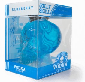 Vodka Premium Jolly Skull Blueberry 1 Lt