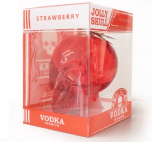 Vodka Premium Jolly Skull Strawberry 1 L