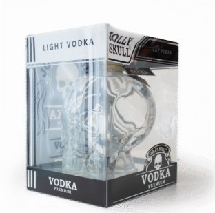 Vodka Premium Jolly Skull Light 1 Lt