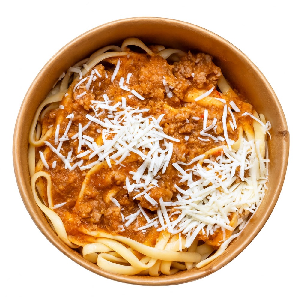 Fettuccine bolognesa
